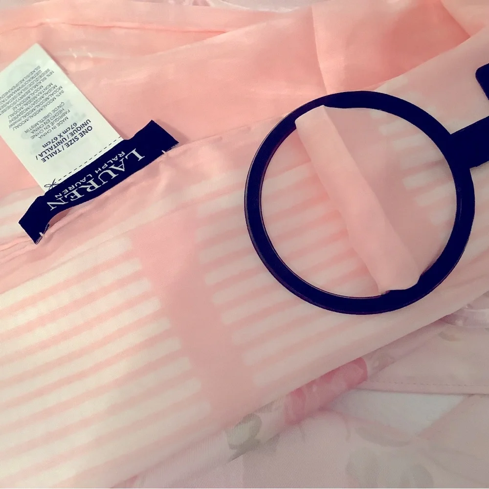 Last one Beautiful Ralph Lauren 100 percent silk scarf